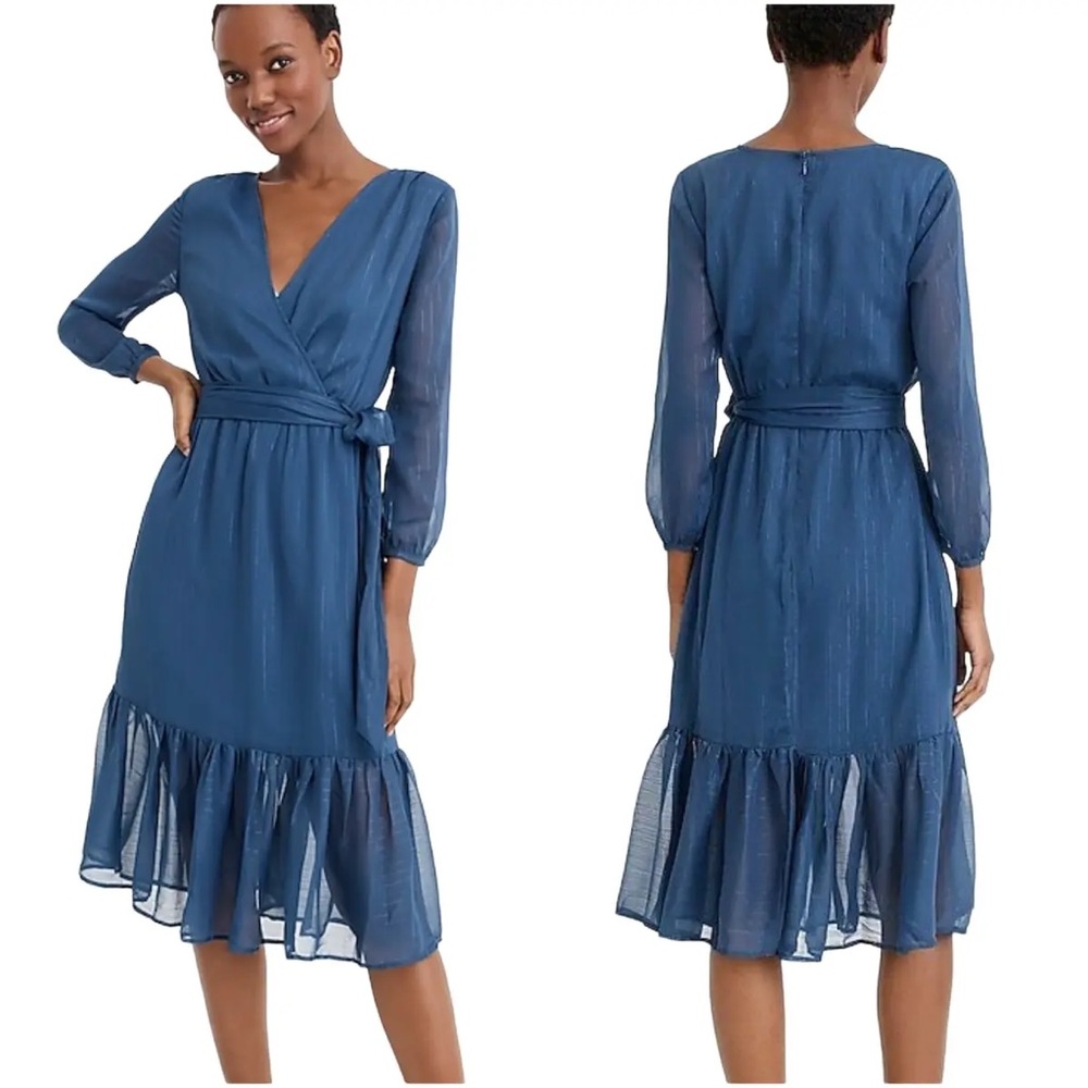 Shimmery ocean blue dress